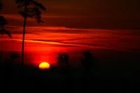 Sun rise on a new day