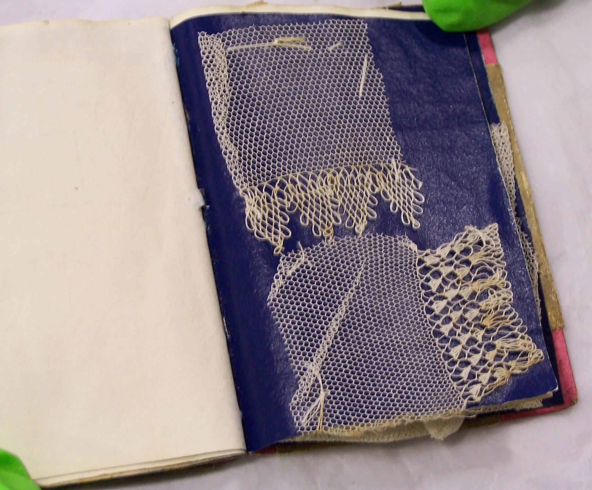 Lace booklet - Fitzwilliam Museum, Cambridge, England  Photo:  Julie Buck   
