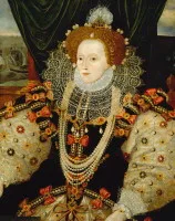 attributed to George Gower, oil on panel, circa 1588