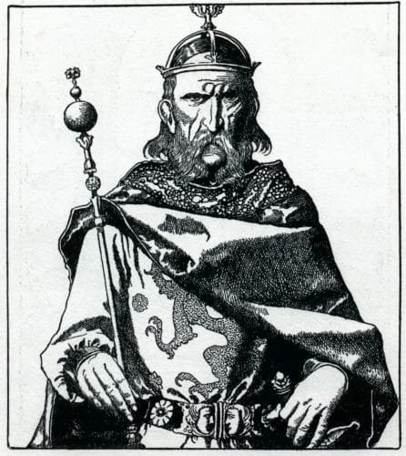 Howard Pyle illustration from the 1903 edition of The Story of King Arthur and His Knights