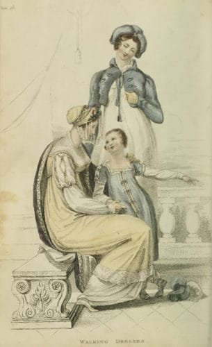 1809 Ackermann's Fashion Plate 16 - Walking Dress