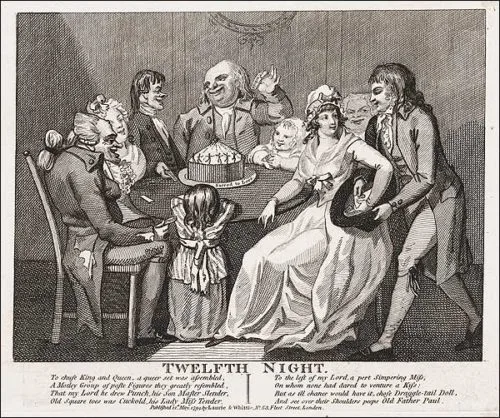 Regency Christmas Traditons Twelfth Night Cake
