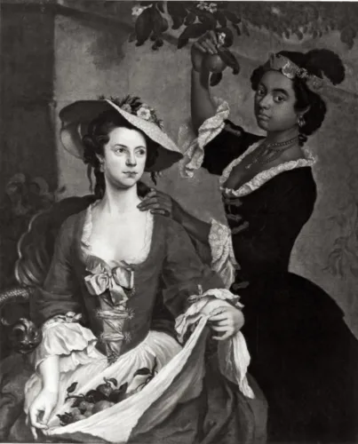 Portrait of Two Society Women 