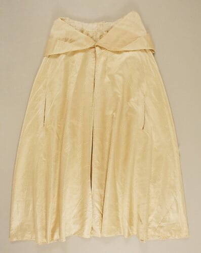 White Silk Domino cloak