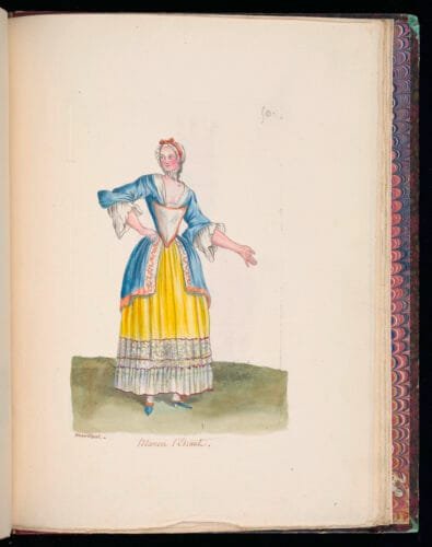 Water woman or shepherdess costume