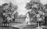 Engraving of Steventon rectory, home of the Austen family during much of Jane Austen's lifetime