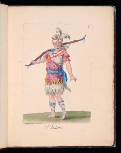 An "Indian" costume