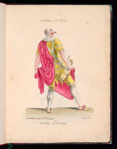 Dance master costume