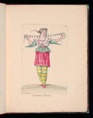 An 'Indian" dancer costume