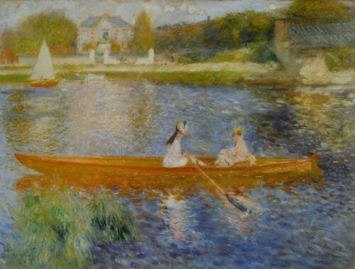 Boating on the Seine, Pierre-Auguste Renoir in 1875
