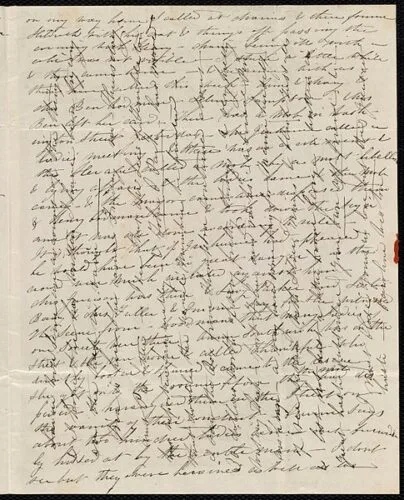cross written letter