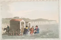Sea bathing, Plate 17