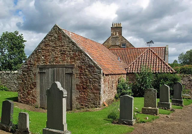 Hearse House at Bolton Parish Churchyad by Walter Baxter
