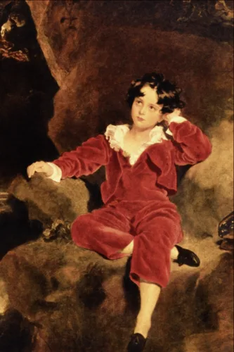 Master Charles William Lambton (also known as "The Red Boy"), oil painting 1825